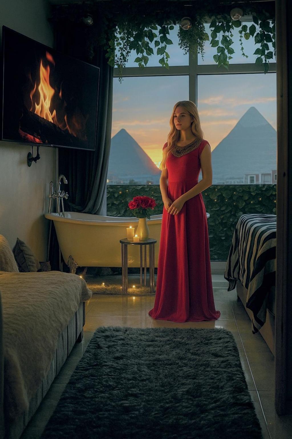 Jacuzzi Pyramids View